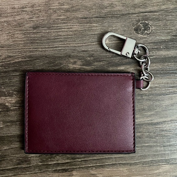 Nine West Women’s Burgundy Credit Card Holder - Picture 2 of 3